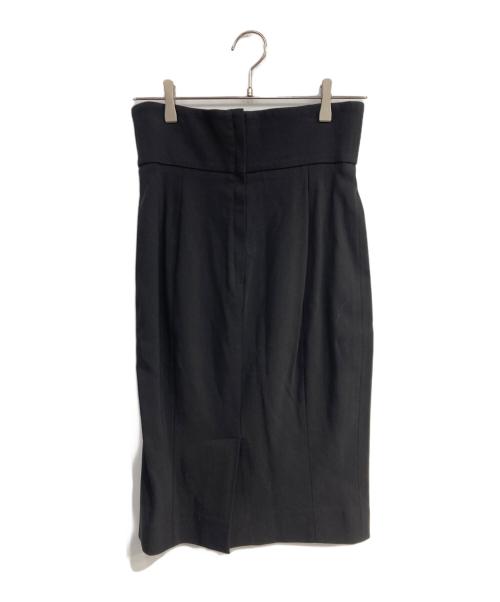 DOLCE & GABBANA（ドルチェ＆ガッバーナ）DOLCE & GABBANA (ドルチェ＆ガッバーナ) ロゴペンシルスカート ブラック サイズ:40の古着・服飾アイテム