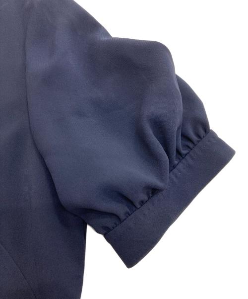 Max Mara Studio（マックスマーラ ストゥディオ）Max Mara Studio (マックスマーラ ストゥディオ) ブラウスワンピース ネイビー サイズ:42の古着・服飾アイテム
