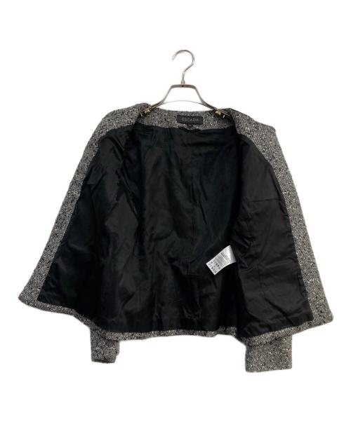 ESCADA（エスカーダ）ESCADA (エスカーダ) レース切り替えジャケット ブラック サイズ:36の古着・服飾アイテム