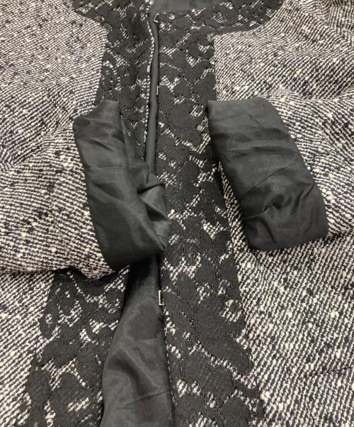 ESCADA（エスカーダ）ESCADA (エスカーダ) レース切り替えジャケット ブラック サイズ:36の古着・服飾アイテム