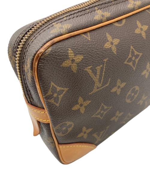 LOUIS VUITTON（ルイ ヴィトン）LOUIS VUITTON (ルイ ヴィトン) クラッチバッグ　モノグラム ブラウンの古着・服飾アイテム