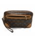 LOUIS VUITTON（ルイ ヴィトン）の古着「クラッチバッグ　モノグラム」｜ブラウン