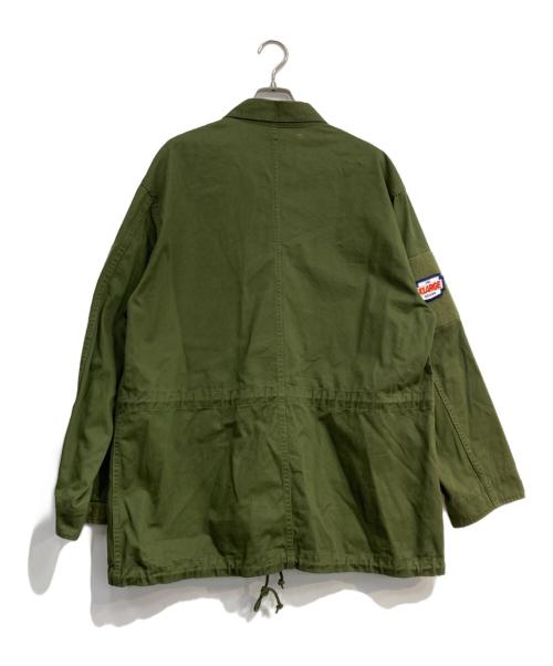 X-LARGE（エクストララージ）X-LARGE (エクストララージ) PATCHED MILITARY JACKET グリーン サイズ:Mの古着・服飾アイテム