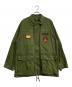 X-LARGE（エクストララージ）の古着「PATCHED MILITARY JACKET」｜グリーン