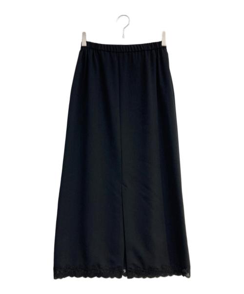 UNITED ARROWS TOKYO（ユナイテッドアローズトウキョウ）UNITED ARROWS TOKYO (ユナイテッドアローズトウキョウ) レースコンビタイトスカート ブラック サイズ:38の古着・服飾アイテム