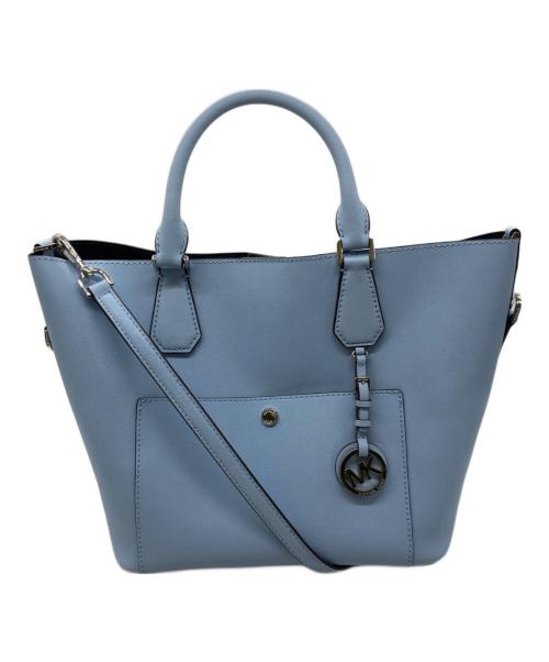 MICHAEL KORS（マイケル・コース）MICHAEL KORS (マイケル・コース) 2WAYバッグ ブルーの古着・服飾アイテム