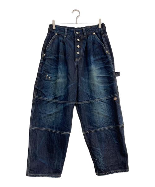 THUG CLUB（サグ クラブ）THUG CLUB (サグ クラブ) Dickies (ディッキーズ) DOUBLE KNEE DENIM PANTS インディゴ サイズ:2の古着・服飾アイテム