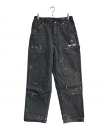 EVISU（エヴィス）の古着「Seagull Embroidery & Logo Print Washed Pants」｜グレー