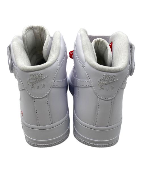 NIKE（ナイキ）NIKE (ナイキ) Supreme (シュプリーム) AIR FORCE 1 MID SP ホワイト サイズ:27cmの古着・服飾アイテム