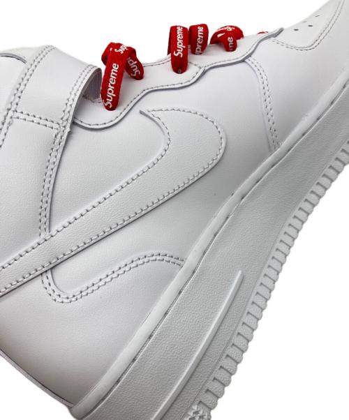 NIKE（ナイキ）NIKE (ナイキ) Supreme (シュプリーム) AIR FORCE 1 MID SP ホワイト サイズ:27cmの古着・服飾アイテム