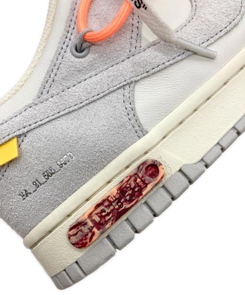 NIKE（ナイキ）NIKE (ナイキ) OFFWHITE (オフホワイト) DUNK LOW 1 of 50 ”19” グレー サイズ:27cmの古着・服飾アイテム