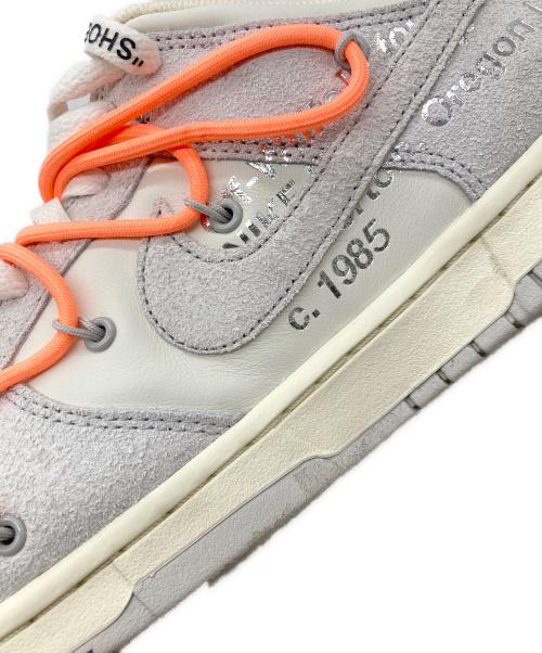 NIKE（ナイキ）NIKE (ナイキ) OFFWHITE (オフホワイト) DUNK LOW 1 of 50 ”19” グレー サイズ:27cmの古着・服飾アイテム