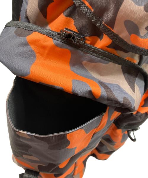 DSQUARED2（ディースクエアード）DSQUARED2 (ディースクエアード) CERESIO 9 CAMO BIG BACKPACK オレンジ×グレーの古着・服飾アイテム