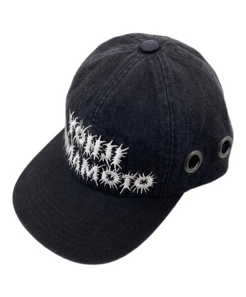 Y'S YOHJI YAMAMOTO（ワイズ ヨウジヤマモト）Y's YOHJI YAMAMOTO (ワイズ ヨウジヤマモト) Supreme (シュプリーム) Grommet 6-Panel Cap ブラックの古着・服飾アイテム