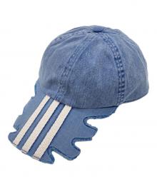 adidas Originals×Avavav（アディダスオリジナル×アヴァヴァヴ）の古着「SLASHED CAP」｜インディゴ