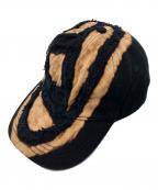 DIESELディーゼル）の古着「C-JASON キャップ」｜ブラック×ブラウン