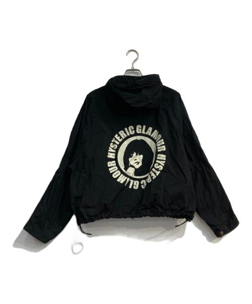 Hysteric Glamour（ヒステリックグラマー）Hysteric Glamour (ヒステリックグラマー) CIRCLE GIRL オーバーサイズフーデッドブルゾン ブラック サイズ:Freeの古着・服飾アイテム