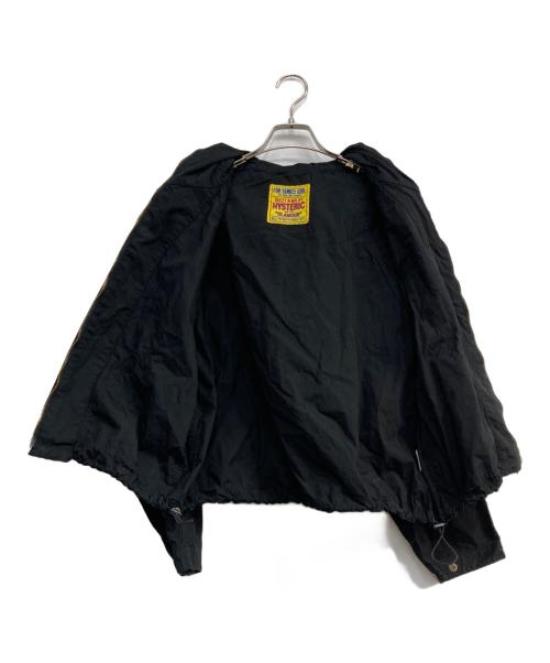 Hysteric Glamour（ヒステリックグラマー）Hysteric Glamour (ヒステリックグラマー) CIRCLE GIRL オーバーサイズフーデッドブルゾン ブラック サイズ:Freeの古着・服飾アイテム