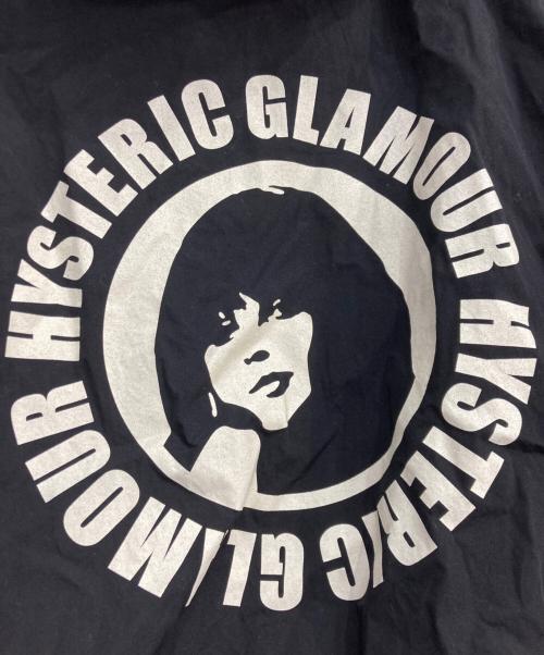 Hysteric Glamour（ヒステリックグラマー）Hysteric Glamour (ヒステリックグラマー) CIRCLE GIRL オーバーサイズフーデッドブルゾン ブラック サイズ:Freeの古着・服飾アイテム