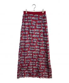 Hysteric Glamour（ヒステリックグラマー）の古着「総柄スカート　01193NK02」｜レッド×ネイビー