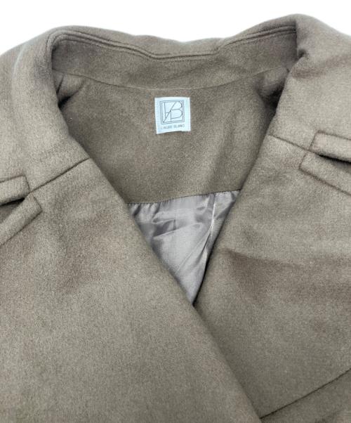 L’AUBE BLANC（ローブブラン）L’AUBE BLANC (ローブブラン) Signature Wide Lapel Mid Coat ブラウン サイズ:Freeの古着・服飾アイテム
