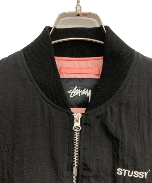 stussy（ステューシー）stussy (ステューシー) MA-1ジャケット ブラック サイズ:Mの古着・服飾アイテム