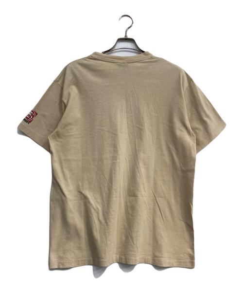 stussy（ステューシー）stussy (ステューシー) プリントTシャツ ベージュ サイズ:Ⅼの古着・服飾アイテム