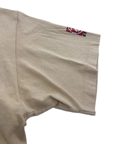 stussy（ステューシー）stussy (ステューシー) プリントTシャツ ベージュ サイズ:Ⅼの古着・服飾アイテム