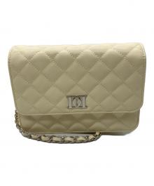 darich（ダーリッチ）の古着「DDロゴキルティングショルダーバッグ」｜ベージュ