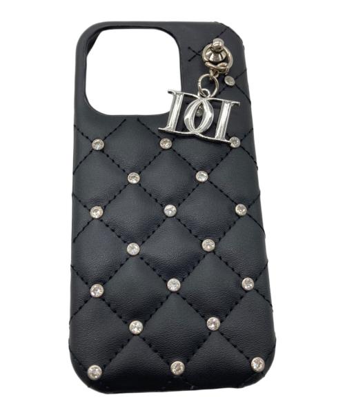 darich（ダーリッチ）Darich (ダーリッチ) キルティングビジューDDチャームiPhone16ケース ブラックの古着・服飾アイテム