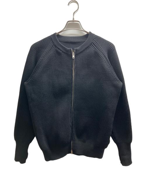 RAINMAKER（レインメーカー）RAINMAKER (レインメーカー) ドライバーズニット ブラック サイズ:46の古着・服飾アイテム