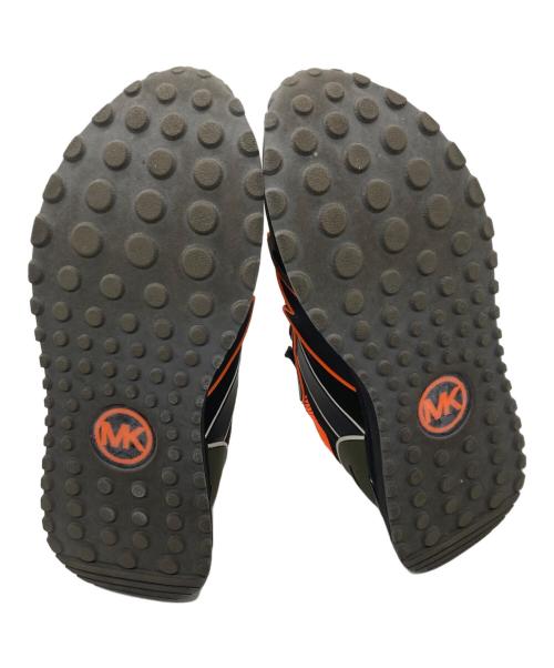 MICHAEL KORS（マイケル・コース）MICHAEL KORS (マイケル・コース) ローカットスニーカー ブラック×グリーン サイズ:9Ｍの古着・服飾アイテム