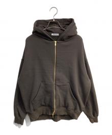EVERYDAY I LIKE.（エヴリデイ アイ ライク）の古着「Warm ジップフーディー　25AW Deuxieme Classe」｜ブラウン