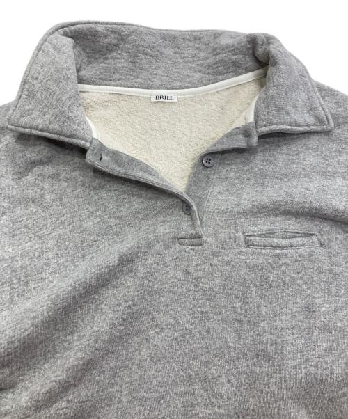 BRILL（ブリル）BRILL (ブリル) 襟付きスウェット　25AW グレー サイズ:Freeの古着・服飾アイテム