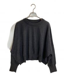 GOOD GRIEF!（グッドグリーフ）の古着「Knit Cropped Top」｜グレー