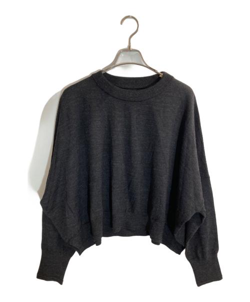 GOOD GRIEF!（グッドグリーフ）GOOD GRIEF! (グッドグリーフ) Knit Cropped Top グレー サイズ:FREEの古着・服飾アイテム