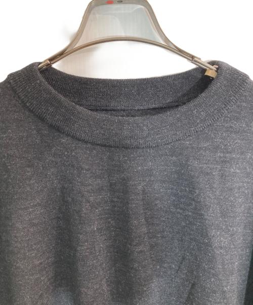 GOOD GRIEF!（グッドグリーフ）GOOD GRIEF! (グッドグリーフ) Knit Cropped Top グレー サイズ:FREEの古着・服飾アイテム