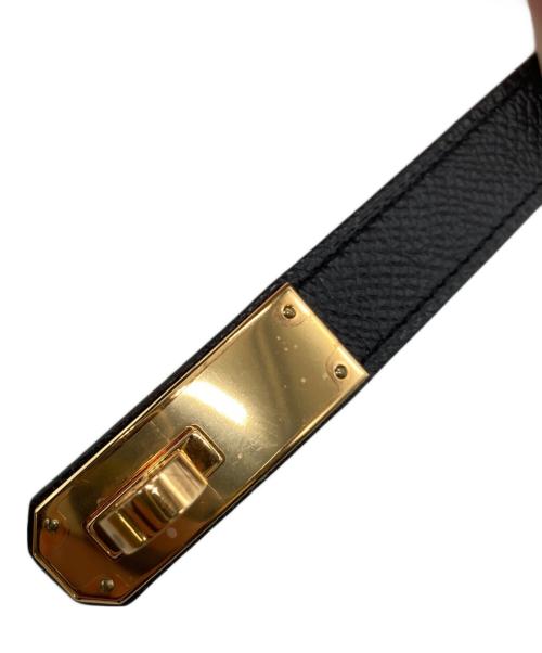 HERMES（エルメス）HERMES (エルメス) ケリーベルト　X 刻印 ID 060 CF フランス製 ブラック サイズ:全長89cmの古着・服飾アイテム