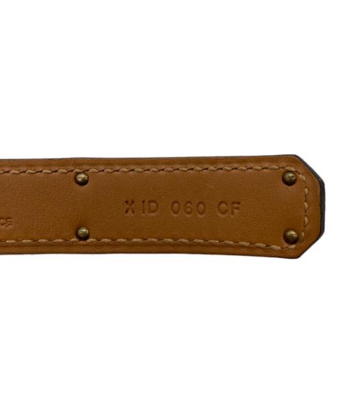 HERMES（エルメス）HERMES (エルメス) ケリーベルト　X 刻印 ID 060 CF フランス製 ブラック サイズ:全長89cmの古着・服飾アイテム