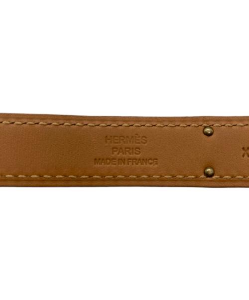 HERMES（エルメス）HERMES (エルメス) ケリーベルト　X 刻印 ID 060 CF フランス製 ブラック サイズ:全長89cmの古着・服飾アイテム
