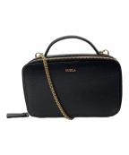 FURLAフルラ）の古着「BABYLON チェーンショルダーバッグ」｜ブラック
