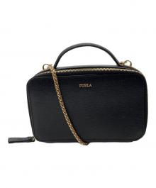 FURLA（フルラ）の古着「BABYLON チェーンショルダーバッグ」｜ブラック