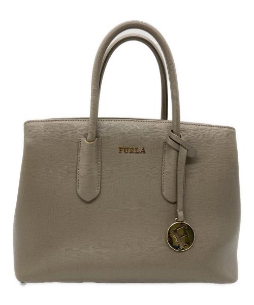 FURLA（フルラ）FURLA (フルラ) TESSA 2WAYバッグ グレージュの古着・服飾アイテム