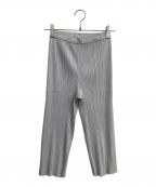 PLEATS PLEASEプリーツプリーズ）の古着「プリーツパンツ」｜グレー