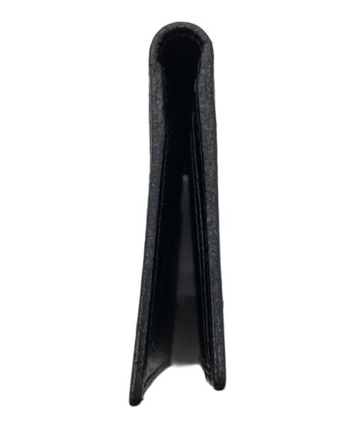 GUCCI（グッチ）GUCCI (グッチ) キャンバスレザーカードケース ブラックの古着・服飾アイテム