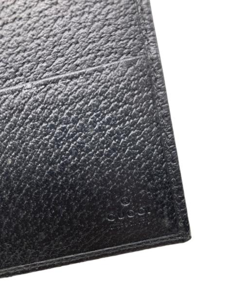 GUCCI（グッチ）GUCCI (グッチ) キャンバスレザーカードケース ブラックの古着・服飾アイテム