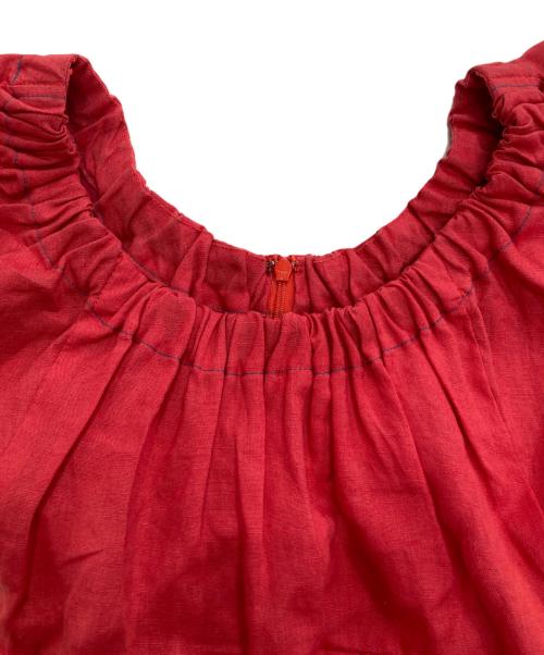 MYLAN（マイラン）MYLAN (マイラン) リネンワンピース レッド サイズ:Ｓの古着・服飾アイテム
