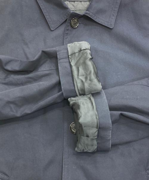 BLACK LABEL CRESTBRIDGE（ブラックレーベル クレストブリッジ）BLACK LABEL CRESTBRIDGE (ブラックレーベル クレストブリッジ) ライナー付ステンカラーコート ネイビー サイズ:Mの古着・服飾アイテム