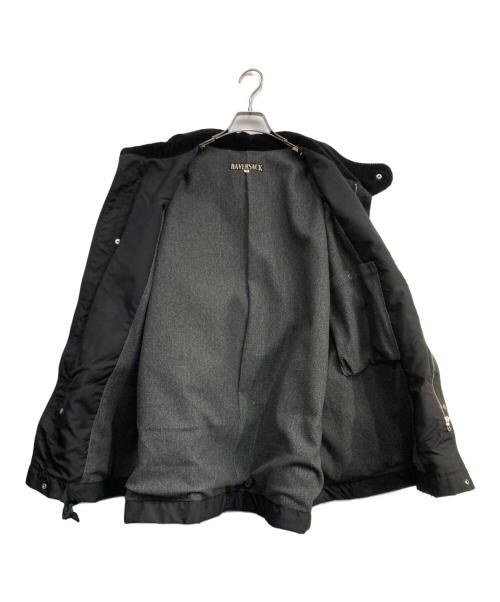 HAVERSACK（ハバーサック）HAVERSACK (ハバーサック) ナイロンミリタリーコート ブラック サイズ:Mの古着・服飾アイテム