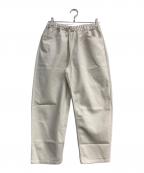 休日と詩キュウジツトウタ）の古着「スローモーニングパンツ　PO-26013」｜アイボリー